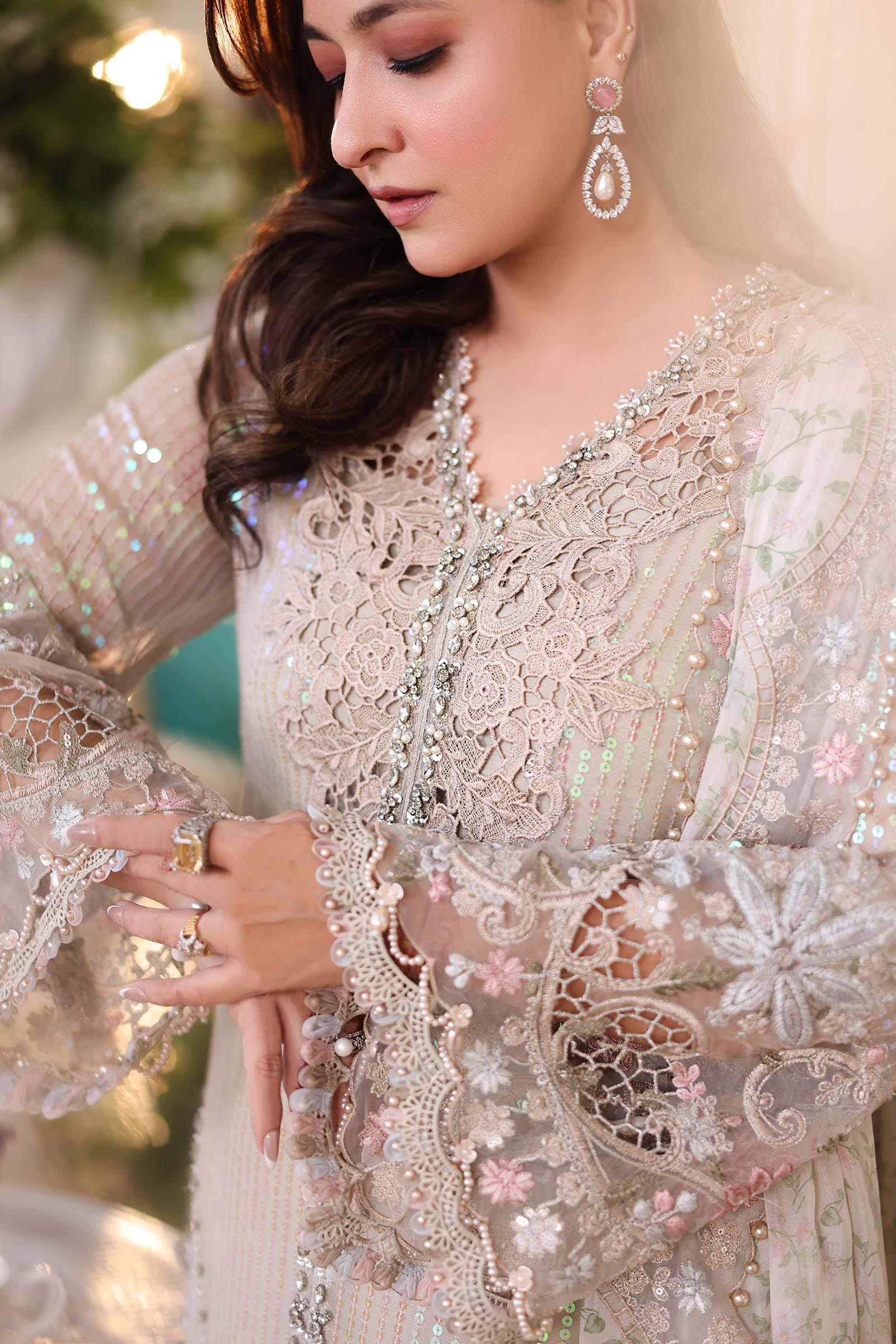 Peach Pink Chiffon 3PC