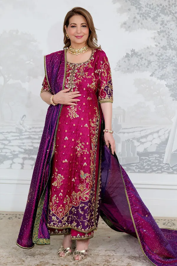 Bita Magenta Kurta β Farah Talib Aziz
